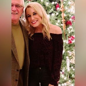 Free People Velvet Off-Shoulder Blouse, XS